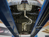 Takeda 3 Inch to 2-1/2 Inch 304 Stainless Steel Cat-Back Exhaust w/ Black Tip Hyundai Veloster 19-21 L4-1.6L (t) aFe Power