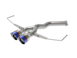 Takeda 3 Inch to 2-1/2 Inch 304 Stainless Steel Axle-Back Exhaust w/ Blue Flame Tip Hyundai Veloster 19-21 L4-1.6L (t) aFe Power