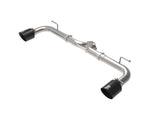 Takeda 2-1/2 Inch 304 Stainless Steel Axle-Back Exhaust System w/ Black Tips Mazda 3 Hatchback 14-18 L4-2.0/2.5L aFe Power