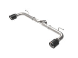 Takeda 2-1/2 Inch 304 Stainless Steel Axle-Back Exhaust System w/ Carbon Fiber Tip Mazda 3 Hatchback 14-18 L4-2.0/2.5L aFe Power