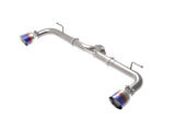Takeda 2-1/2 Inch 304 Stainless Steel Axle-Back Exhaust System w/Blue Flame Tips Mazda 3 Hatchback 14-18 L4-2.0/2.5L aFe Power