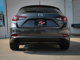 Takeda 2-1/2 Inch 304 Stainless Steel Axle-Back Exhaust System w/Blue Flame Tips Mazda 3 Hatchback 14-18 L4-2.0/2.5L aFe Power