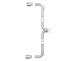 Takeda 2-1/2 Inch 304 Stainless Steel Axle-Back Exhaust System w/ Polished Tips Mazda 3 Hatchback 14-18 L4-2.0/2.5L aFe Power