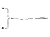 Takeda 2-1/2 Inch 304 Stainless Steel Cat-Back Exhaust System w/ Black Tips Mazda 3 Hatchback 14-18 L4-2.0/2.5L aFe Power