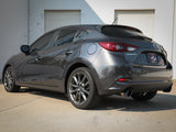 Takeda 2-1/2 Inch 304 Stainless Steel Cat-Back Exhaust System w/ Blue Flame Tips Mazda 3 Hatchback 14-18 L4-2.0/2.5L aFe Power