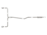 Takeda 2-1/2 Inch 304 Stainless Steel Cat-Back Exhaust System w/ Polished Tips Mazda 3 Hatchback 14-18 L4-2.0/2.5L aFe Power