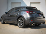 Takeda 2-1/2 Inch 304 Stainless Steel Cat-Back Exhaust System w/ Polished Tips Mazda 3 Hatchback 14-18 L4-2.0/2.5L aFe Power