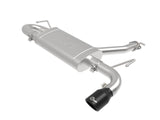 Takeda 2-1/2 Inch 304 Stainless Steel Axle-Back Exhaust System w/ Black Tips Hyundai Kona 18-23 L4-1.6L (t) aFe Power