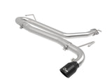 Takeda 2-1/2 Inch 304 Stainless Steel Axle-Back Exhaust w/o Muffler Black Tips Hyundai Kona 18-23 L4-1.6L (t) aFe Power