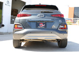 Takeda 2-1/2 Inch 304 Stainless Steel Axle-Back Exhaust w/o Muffler Black Tips Hyundai Kona 18-23 L4-1.6L (t) aFe Power