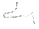 Takeda 2-1/2 Inch 304 Stainless Steel Axle-Back Exhaust w/o Muffler Polished Tips Hyundai Kona 18-23 L4-1.6L (t) aFe Power