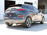 Takeda 2-1/2 Inch 304 Stainless Steel Axle-Back Exhaust w/o Muffler Polished Tips Hyundai Kona 18-23 L4-1.6L (t) aFe Power