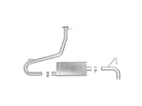 Takeda 2-1/2 Inch 304 Stainless Steel Axle-Back Exhaust System Hyundai Kona 18-23 L4-1.6L (t) aFe Power