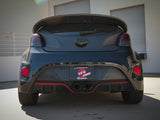 Takeda 2-1/2 Inch to 3 Inch 304 Stainless Steel Cat-Back Exhaust w/ Black Tips Hyundai Veloster 13-17 L4-1.6L (t) aFe Power