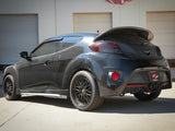 Takeda 2-1/2 Inch to 3 Inch 304 Stainless Steel Cat-Back Exhaust w/ Carbon Fiber Tip Hyundai Veloster 13-17 L4-1.6L (t) aFe Power