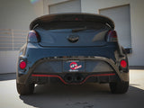 Takeda 2-1/2 Inch to 3 Inch 304 Stainless Steel Cat-Back Exhaust w/ Blue Flame Tip Hyundai Veloster 13-17 L4-1.6L (t) aFe Power