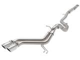 Takeda 2-1/2 Inch to 3 Inch 304 Stainless Steel Cat-Back Exhaust w/ Polished Tips Hyundai Veloster 13-17 L4-1.6L (t) aFe Power
