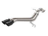 Takeda 3 Inch to 2-1/2 Inch 304 Stainless Steel Axle-Back Exhaust w/ Black Tip Hyundai Veloster 13-17 L4-1.6L (t) aFe Power