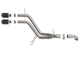 Takeda 3 Inch to 2-1/2 Inch 304 Stainless Steel Axle-Back Exhaust Carbon Fiber Tip Hyundai Veloster 13-17 L4-1.6L (t) aFe Power