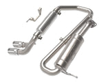Takeda 2-1/4 Inch 304 Stainless Steel Cat-Back Exhaust w/ Polished Tip Suzuki Jimny 18-25 L4-1.5L aFe Power