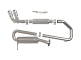 Takeda 2-1/4 Inch 304 Stainless Steel Cat-Back Exhaust w/ Polished Tip Suzuki Jimny 18-25 L4-1.5L aFe Power