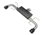 Takeda 2-1/2 Inch 304 Stainless Steel Axle-Back Exhaust System w/ Black Tip Mazda Cx-5 17-25 L4-2.5/2.5L (t) aFe Power