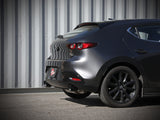 Takeda 3 Inch to 2-1/2 Inch 304 Stainless Steel Axle-Back Exhaust w/ Black Tip Mazda 3 Hatchback 19-26 L4-2.5L/2.5L (t) aFe Power