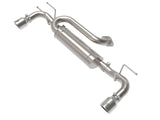 Takeda 3 Inch to 2-1/2 Inch 304 Stainless Steel Axle-Back Exhaust w/ Polished Tip Mazda 3 Hatchback 19-26 L4-2.5L/2.5L (t) aFe Power