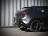 Takeda 3 Inch to 2-1/2 Inch 304 Stainless Steel Axle-Back Exhaust w/ Polished Tip Mazda 3 Hatchback 19-26 L4-2.5L/2.5L (t) aFe Power