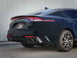Gemini Xv 3 Inch to 2-1/2 304 Stainless Steel Cat-Back Exhaust System w/ Cut-Out Kia Stinger 22-23 L4-2.5L (t) aFe Power