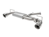 Takeda 3 Inch 304 Stainless Steel Axle-Back Exhaust w/ Polished Tips Hyundai Veloster N 21-22 L4-2.0L (t) aFe Power