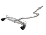 Takeda 3 Inch 304 Stainless Steel Cat-Back Exhaust w/ Black Tips Hyundai Veloster N 21-22 L4-2.0L (t) aFe Power