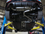 Takeda 3 Inch 304 Stainless Steel Cat-Back Exhaust w/ Black Tips Hyundai Veloster N 21-22 L4-2.0L (t) aFe Power