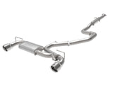 Takeda 3 Inch 304 Stainless Steel Cat-Back Exhaust w/ Polished Tips Hyundai Veloster N 21-22 L4-2.0L (t) aFe Power