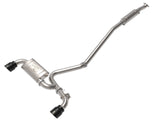 Takeda 3 Inch 304 Stainless Steel Cat-Back Exhaust w/ Black Tips Hyundai Kona N 22-23 L4-2.0L (t) aFe Power