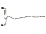 Takeda 3 Inch 304 Stainless Steel Cat-Back Exhaust w/ Black Tips Hyundai Kona N 22-23 L4-2.0L (t) aFe Power