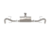 Takeda 2-1/2 Inch 304 Stainless Steel Axle-Back Hi-Tuck Exhaust System Mazda Cx-90 24-26 L4/L6 aFe Power
