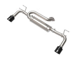 Takeda 2-1/2 Inch 304 Stainless Steel Axle-Back Exhaust System w/ Black Tip Mazda Cx-50 23-26 L4-2.5L/2.5L (t) aFe Power