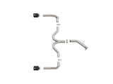 Takeda 3 Inch to 2-1/2 Inch 304 Stainless Steel Axle-Back Exhaust Black Tip Kia Forte GT 20-21 L4-1.6L (t) aFe Power