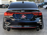 Takeda 3 Inch to 2-1/2 Inch 304 Stainless Steel Axle-Back Exhaust Black Tip Kia Forte GT 20-21 L4-1.6L (t) aFe Power
