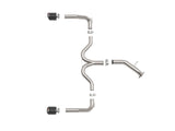 Takeda 3 Inch to 2-1/2 Inch 304 Stainless Steel Axle-Back Exhaust Carbon Fiber Tip Kia Forte GT 20-21 L4-1.6L (t) aFe Power