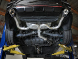 Takeda 3 Inch to 2-1/2 Inch 304 Stainless Steel Axle-Back Exhaust Carbon Fiber Tip Kia Forte GT 20-21 L4-1.6L (t) aFe Power