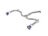 Takeda 3 Inch to 2-1/2 Inch 304 Stainless Steel Cat-Back Exhaust w/ Blue Flame Tip Kia Forte GT 20-21 L4-1.6L (t) aFe Power