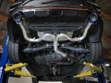 Takeda 3 Inch to 2-1/2 Inch 304 Stainless Steel Cat-Back Exhaust w/ Blue Flame Tip Kia Forte GT 20-21 L4-1.6L (t) aFe Power