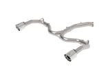 Takeda 3 Inch to 2-1/2 Inch 304 Stainless Steel Axle-Back Exhaust Polished Tip Kia Forte GT 20-21 L4-1.6L (t) aFe Power