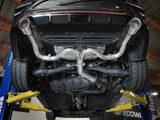 Takeda 3 Inch to 2-1/2 Inch 304 Stainless Steel Axle-Back Exhaust Polished Tip Kia Forte GT 20-21 L4-1.6L (t) aFe Power