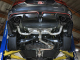 Takeda 3 Inch to 2-1/2 Inch 304 Stainless Steel Axle-Back Exhaust w/ Black Tips Kia Forte GT 22-24 L4-1.6L (t) aFe Power