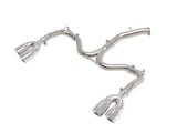Takeda 3 Inch to 2-1/2 Inch 304 Stainless Steel Axle-Back Exhaust w/ Polished Tips Kia Forte GT 22-24 L4-1.6L (t) aFe Power