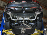 Takeda 3 Inch to 2-1/2 Inch 304 Stainless Steel Axle-Back Exhaust w/ Polished Tips Kia Forte GT 22-24 L4-1.6L (t) aFe Power