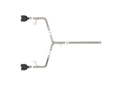 Takeda 3 Inch to 2-1/2 Inch 304 Stainless Steel Axle-Back Exhaust w/ Carbon Tip Kia K5 GT 21-24 L4-2.5L (t) aFe Power
